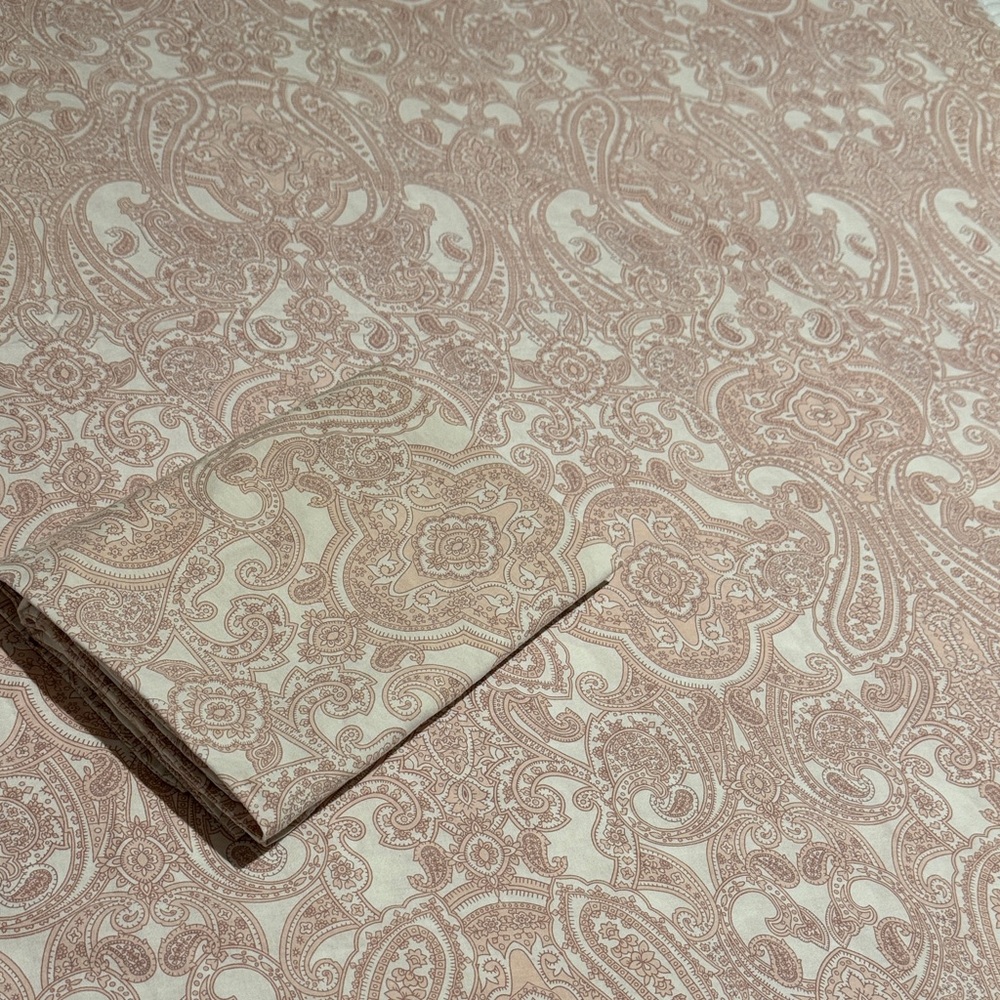 IKEA Jattevallmo Pink Paisley Twin Duvet Cover and Pillowcase